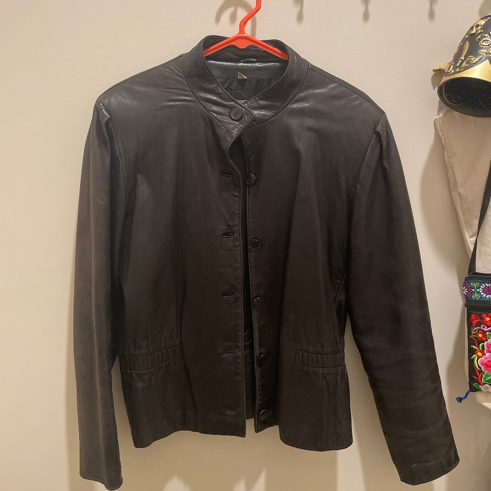Leather jacket